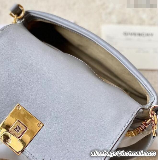 Reasonable Price Givenchy Small 4G Soft bag in quilted leather with chain 19935 Grey 2024