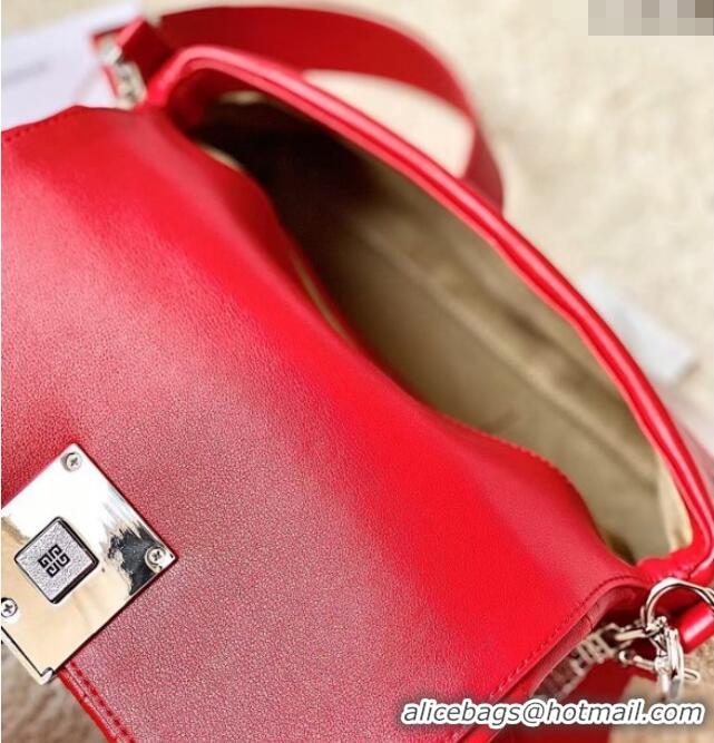Good Taste Givenchy Small 4G Soft bag in quilted leather with chain 19935 Red 2024