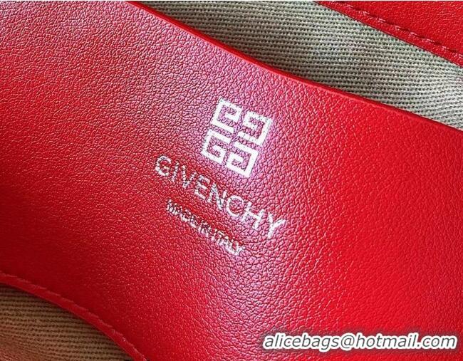 Good Taste Givenchy Small 4G Soft bag in quilted leather with chain 19935 Red 2024