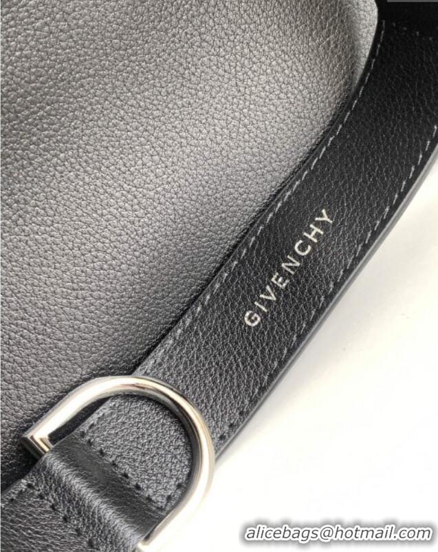 Trendy Design Givenchy Medium Voyou Shoulder Bag in Corset Style Leather 2501 Black 2024
