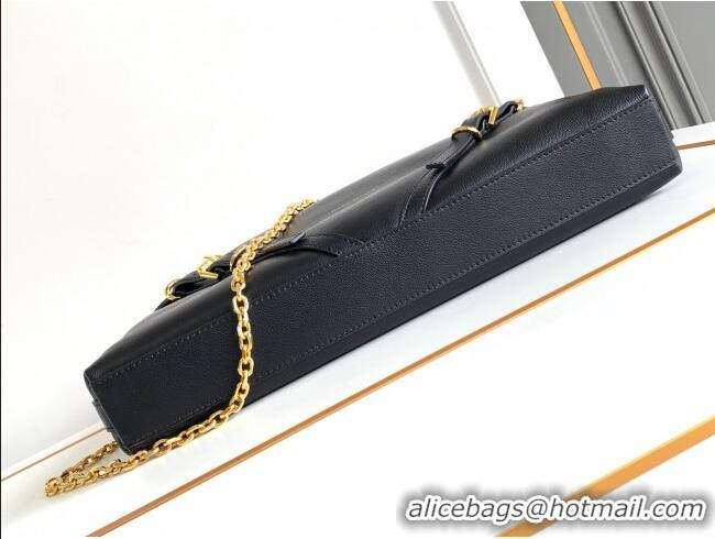 Market Sells Givenchy Medium Voyou Chain Bag in Tumbled Calfskin Leather 2503 Black/Gold 2024