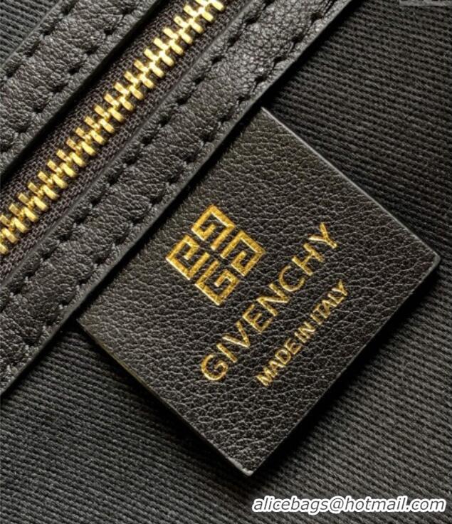 Market Sells Givenchy Medium Voyou Chain Bag in Tumbled Calfskin Leather 2503 Black/Gold 2024