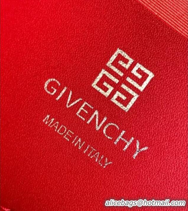 Market Sells Givenchy Small P'tit Voyou bag in patent leather 8013 Vermillon Red 2025