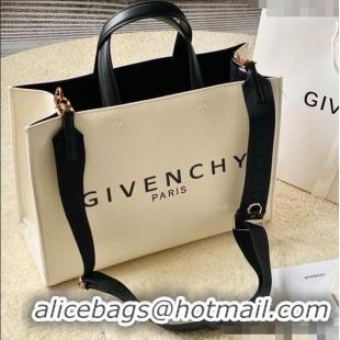 Best Quality Givenchy Medium G-Tote shopping bag in canvas 8017 Beige/Black 2025