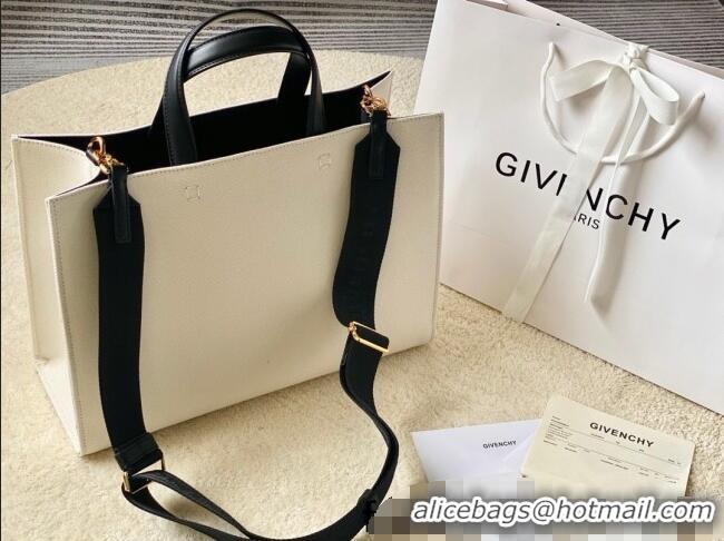 Best Quality Givenchy Medium G-Tote shopping bag in canvas 8017 Beige/Black 2025