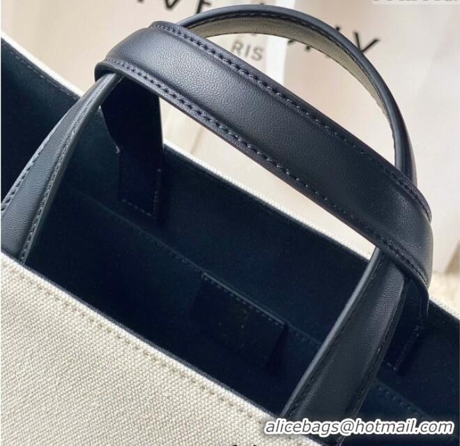 Best Quality Givenchy Medium G-Tote shopping bag in canvas 8017 Beige/Black 2025