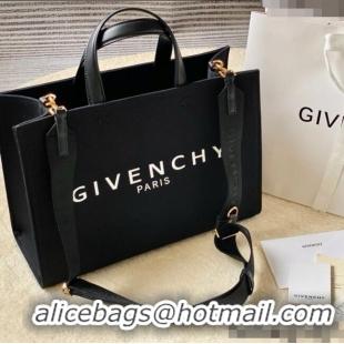 Reasonable Price Givenchy Medium G-Tote shopping bag in canvas 8017 Black 2025