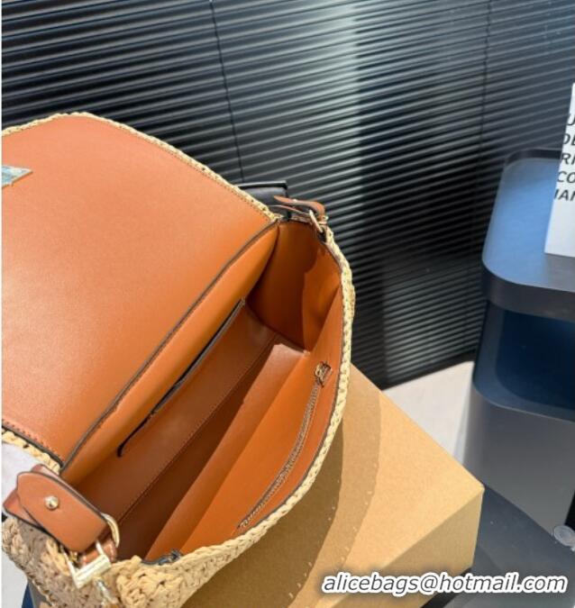 Good Quality Louis Vuitton Twist West Bag in Raffia Straw M25030 2025