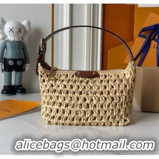 Top Quality Louis Vuitton Hills Pochette Mini Bag in Straw M14304 2025