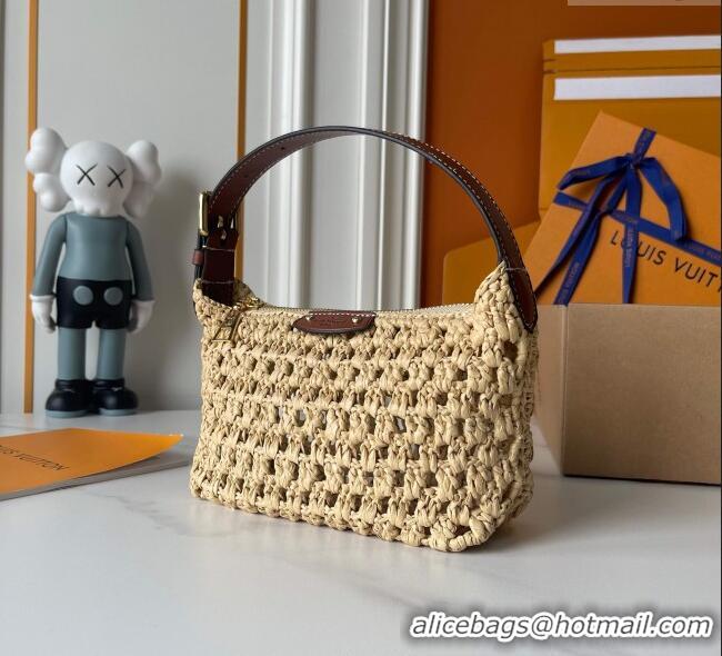 Top Quality Louis Vuitton Hills Pochette Mini Bag in Straw M14304 2025