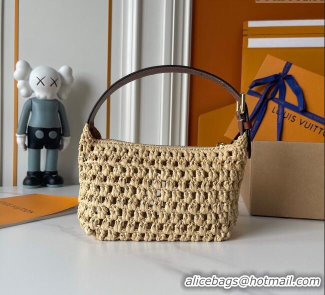 Top Quality Louis Vuitton Hills Pochette Mini Bag in Straw M14304 2025
