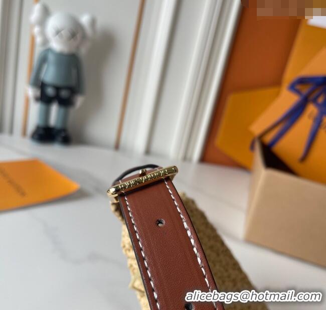 Top Quality Louis Vuitton Hills Pochette Mini Bag in Straw M14304 2025