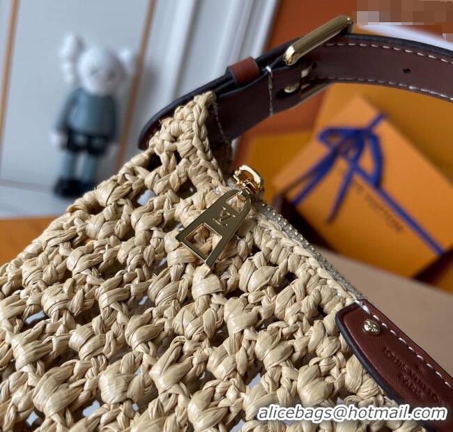 Top Quality Louis Vuitton Hills Pochette Mini Bag in Straw M14304 2025
