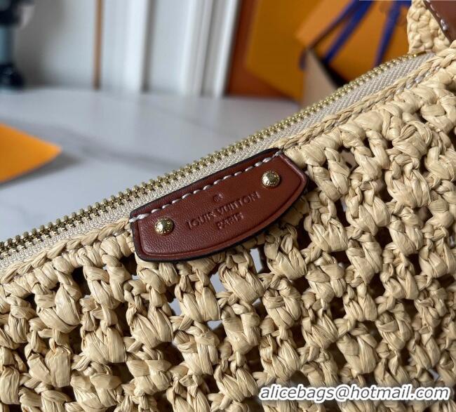Top Quality Louis Vuitton Hills Pochette Mini Bag in Straw M14304 2025
