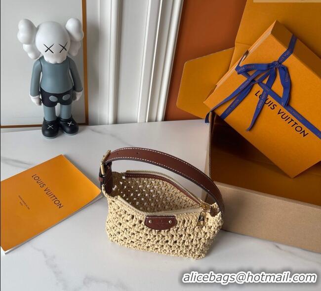 Top Quality Louis Vuitton Hills Pochette Mini Bag in Straw M14304 2025