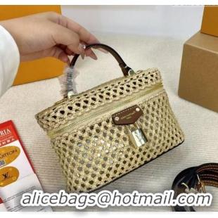 Well Crafted Louis Vuitton Vanity Chain Pouch in Straw M14303 2025