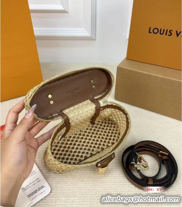 Well Crafted Louis Vuitton Vanity Chain Pouch in Straw M14303 2025