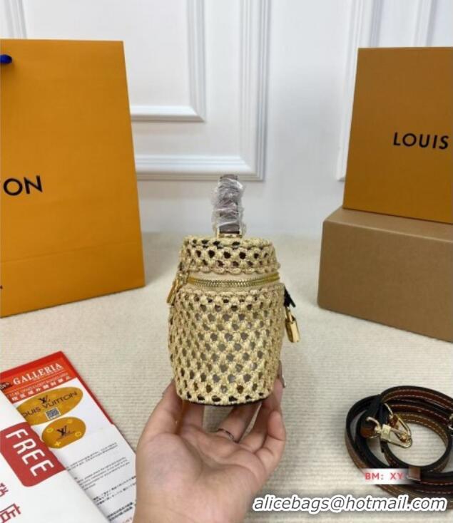 Well Crafted Louis Vuitton Vanity Chain Pouch in Straw M14303 2025