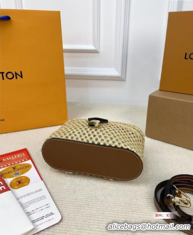Well Crafted Louis Vuitton Vanity Chain Pouch in Straw M14303 2025