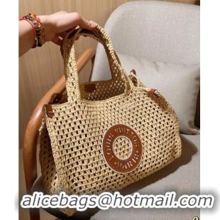 Cheap Wholesale Louis Vuitton OnTheGo MM Tote Bag in Straw M24723 2025