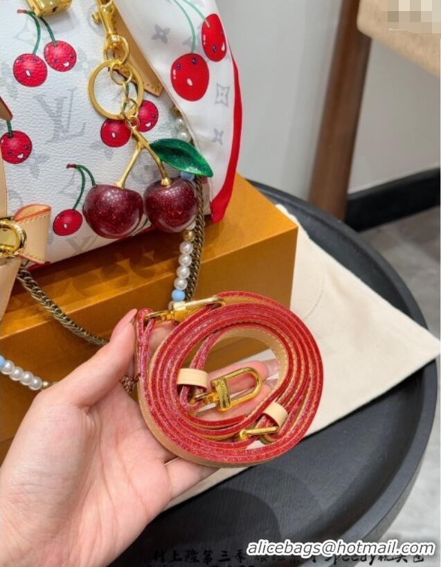 Market Sells Louis Vuitton LV x TM Speedy Bandouliere 20 Bag in Monogram Cherry M13094 White 2025