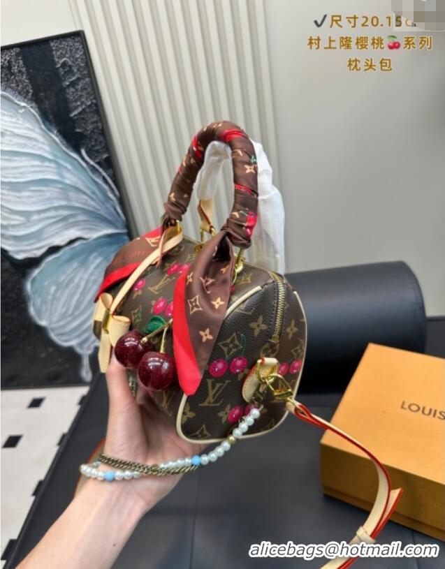 Market Sells Louis Vuitton LV x TM Speedy Bandouliere 20 Bag in Monogram Cherry M13094 Brown 2025