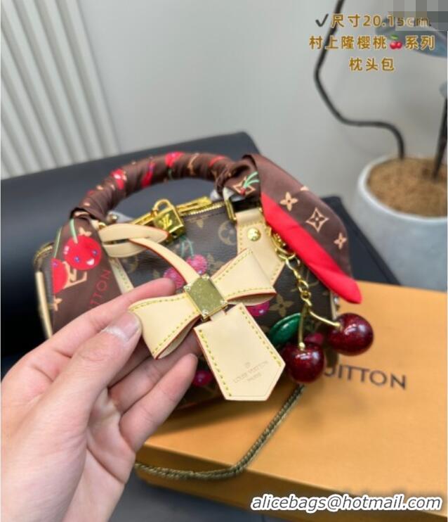 Market Sells Louis Vuitton LV x TM Speedy Bandouliere 20 Bag in Monogram Cherry M13094 Brown 2025