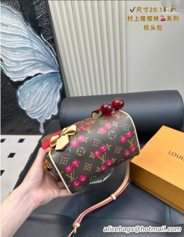 Market Sells Louis Vuitton LV x TM Speedy Bandouliere 20 Bag in Monogram Cherry M13094 Brown 2025