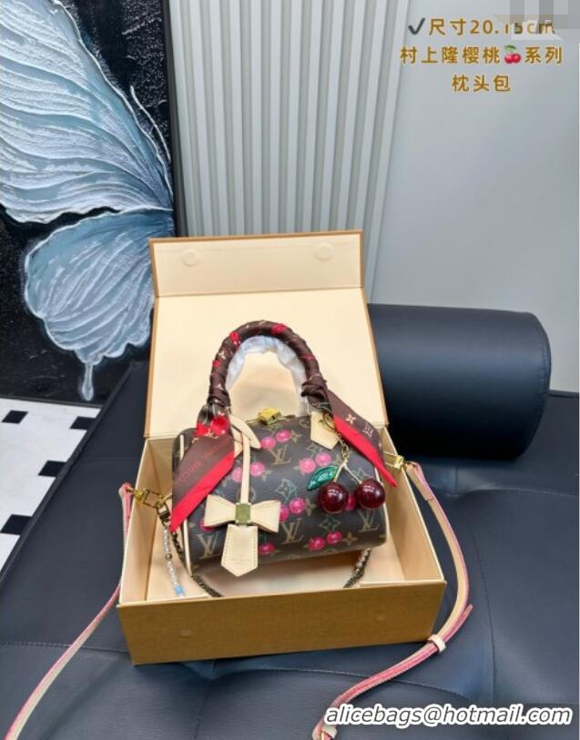 Market Sells Louis Vuitton LV x TM Speedy Bandouliere 20 Bag in Monogram Cherry M13094 Brown 2025