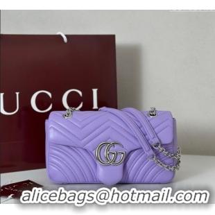 Market Sells Gucci GG Marmont Medium Shoulder Bag 837267 Lilac Purple 2025