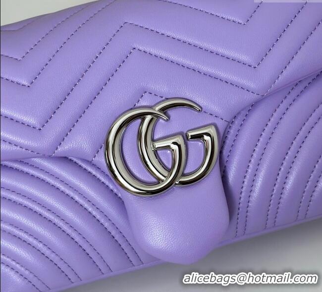 Market Sells Gucci GG Marmont Medium Shoulder Bag 837267 Lilac Purple 2025