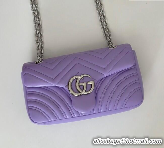 Market Sells Gucci GG Marmont Medium Shoulder Bag 837267 Lilac Purple 2025