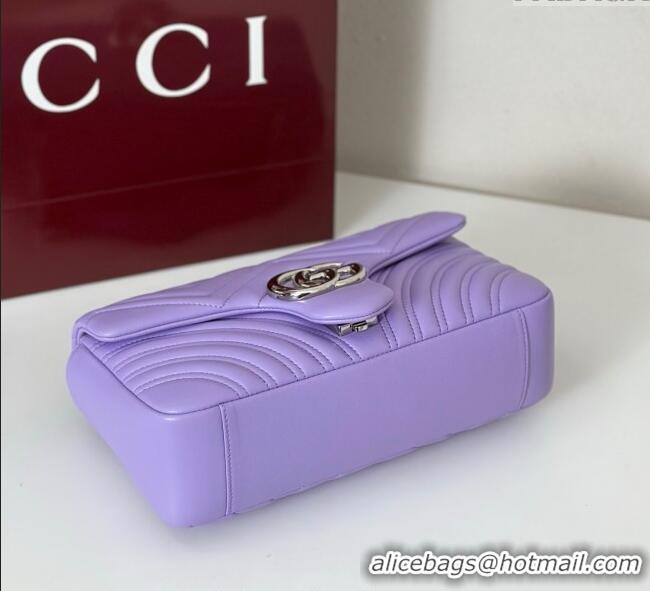 Market Sells Gucci GG Marmont Medium Shoulder Bag 837267 Lilac Purple 2025