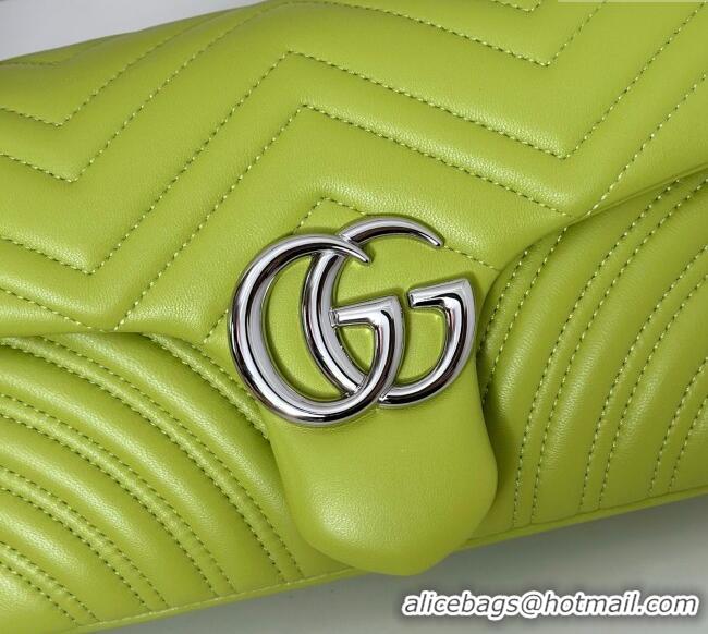 Market Sells Gucci GG Marmont Medium Shoulder Bag 837267 Bright Green 2025