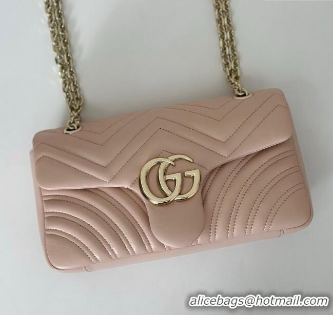 Inexpensive Gucci GG Marmont Medium Shoulder Bag 837267 Soft Pink 2025