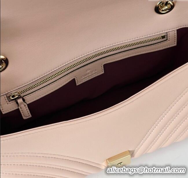 Inexpensive Gucci GG Marmont Medium Shoulder Bag 837267 Soft Pink 2025