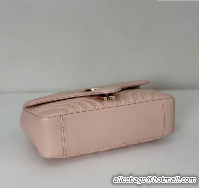 Inexpensive Gucci GG Marmont Medium Shoulder Bag 837267 Soft Pink 2025