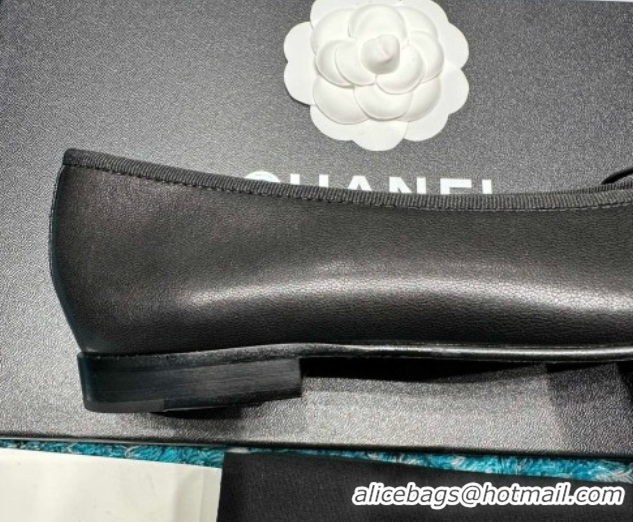 Unique Style Chanel Lambskin Ballet Flats CHB070731 Black