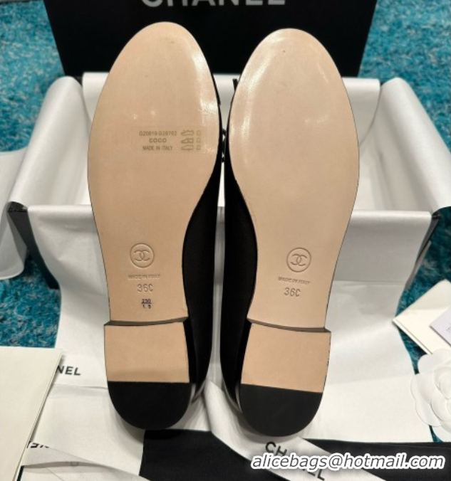 Unique Style Chanel Lambskin Ballet Flats CHB070731 Black