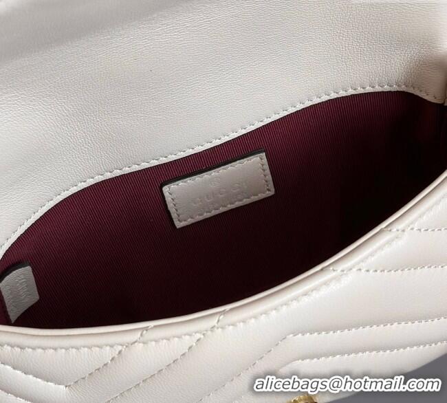Particularly Recommended Gucci GG Marmont Mini Shoulder Bag 841290 White 2025