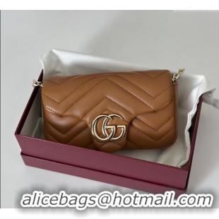 Best Price Gucci GG Marmont Mini Shoulder Bag 841290 Brown 2025