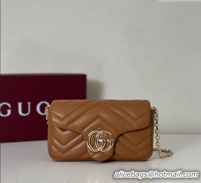 Best Price Gucci GG Marmont Mini Shoulder Bag 841290 Brown 2025