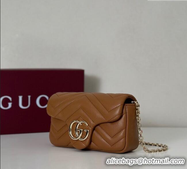 Best Price Gucci GG Marmont Mini Shoulder Bag 841290 Brown 2025