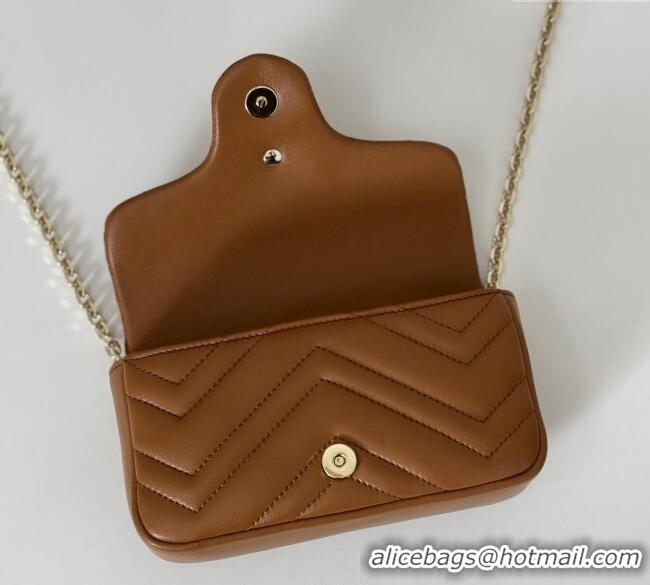 Best Price Gucci GG Marmont Mini Shoulder Bag 841290 Brown 2025