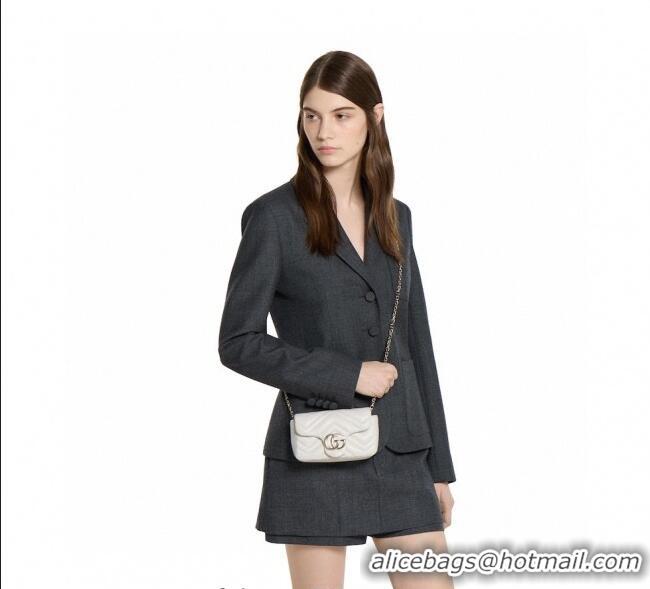 Original Cheap Gucci GG Marmont Mini Shoulder Bag 841290 Ancora Red 2025