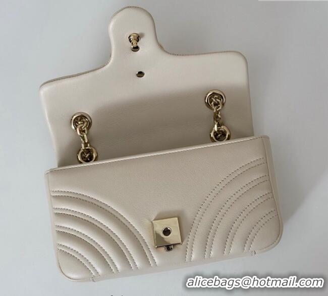 Fashion Discount Gucci GG Marmont Small Shoulder Bag 837280 White 2025
