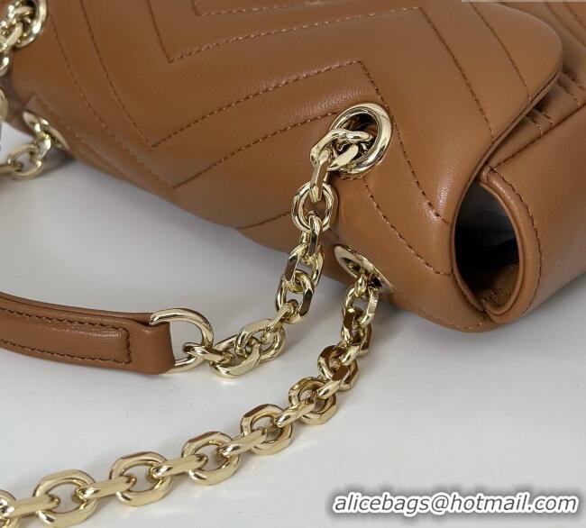 Buy Cheapest Gucci GG Marmont Small Shoulder Bag 837280 Brown 2025