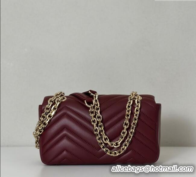 Grade Quality Gucci GG Marmont Small Shoulder Bag 837280 Ancora Red 2025