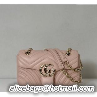 Spot Bulk Gucci GG Marmont Small Shoulder Bag 837280 Soft Pink 2025