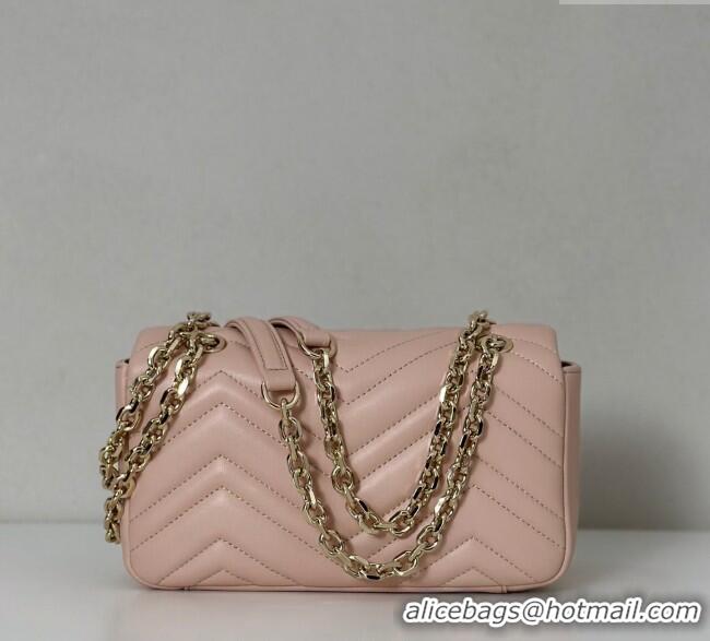 Spot Bulk Gucci GG Marmont Small Shoulder Bag 837280 Soft Pink 2025
